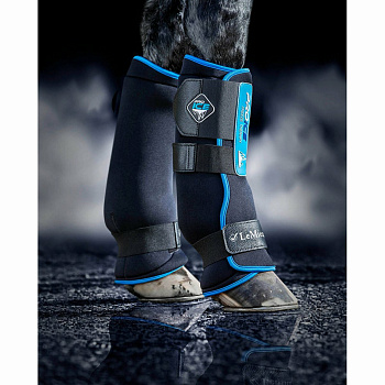 Ногавки для терапии охлаждающие Prolce freeze therapy LeMieux, (L) Чёрные 2 шт.